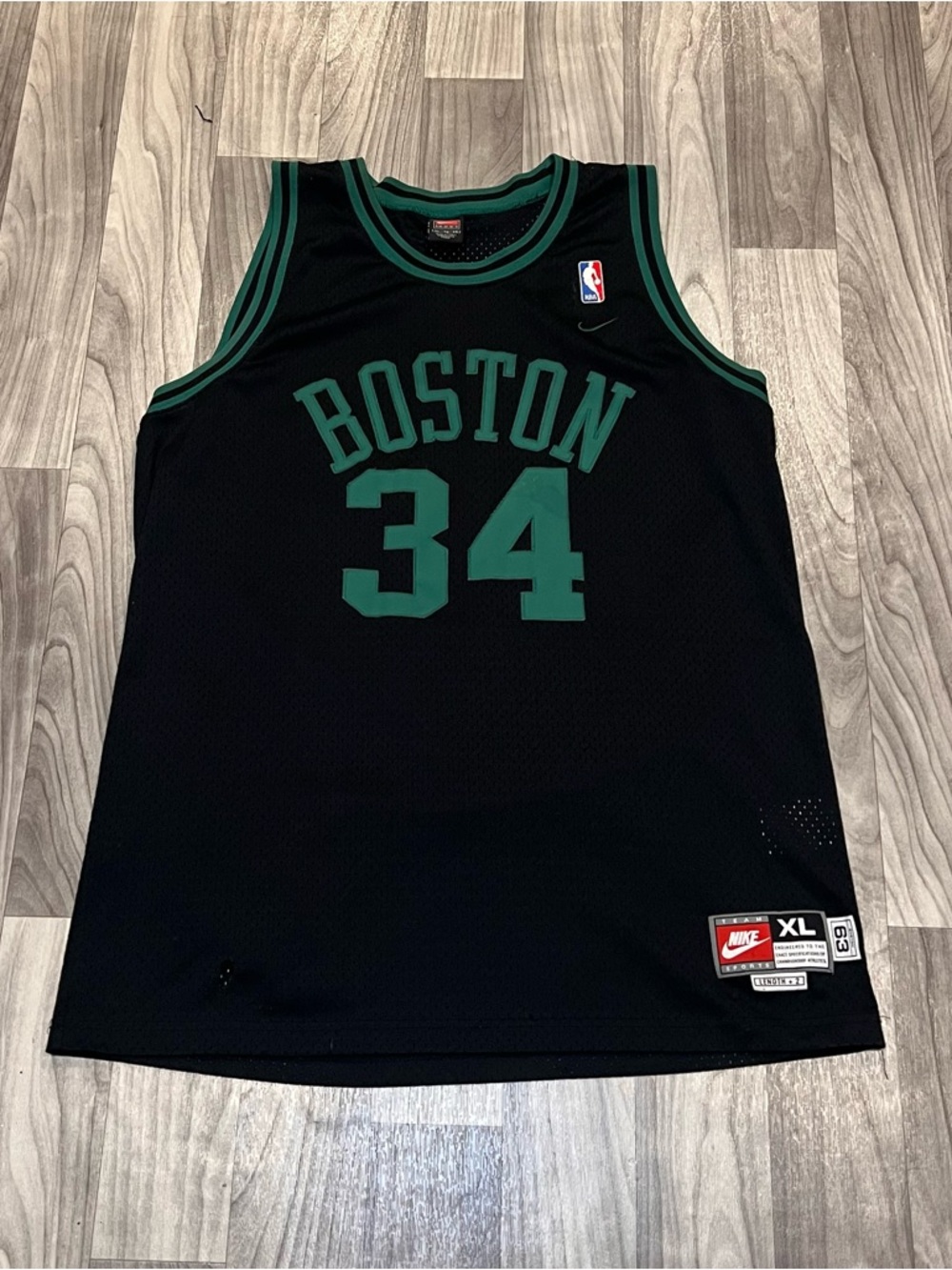 SIZE XL NIKE VINTAGE BOSTON CELTICS PAUL PIERCE #34 1963 SWINGMEN SEWN JERSEY